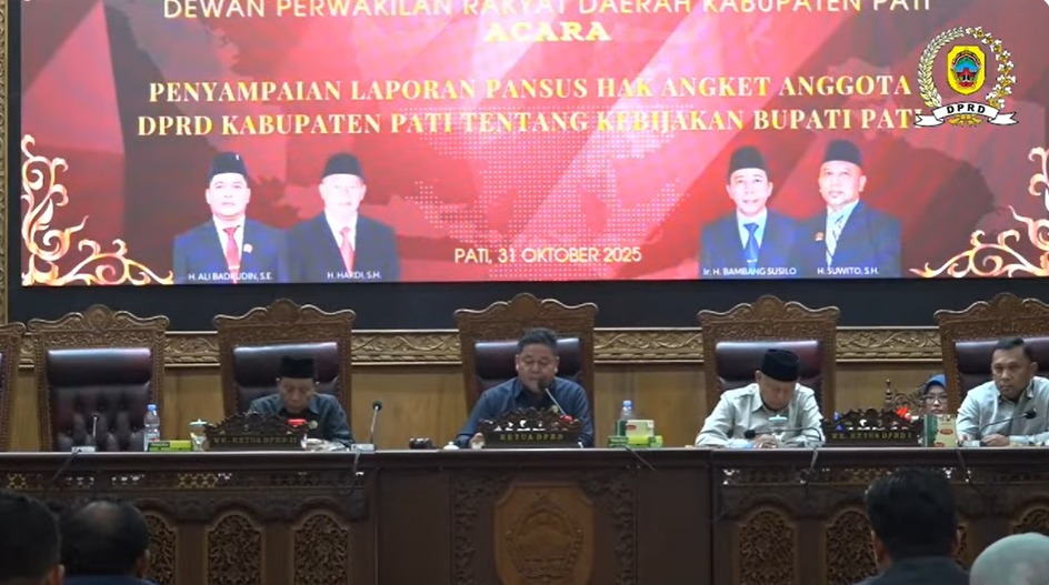 Bupati Sudewo Lolos Pemakzulan, DPRD  Pati Hanya Minta Evaluasi Kinerja